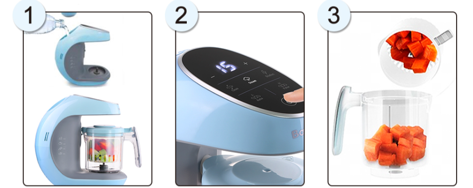 BabyCook Cuiseurs vapeur + mixeur