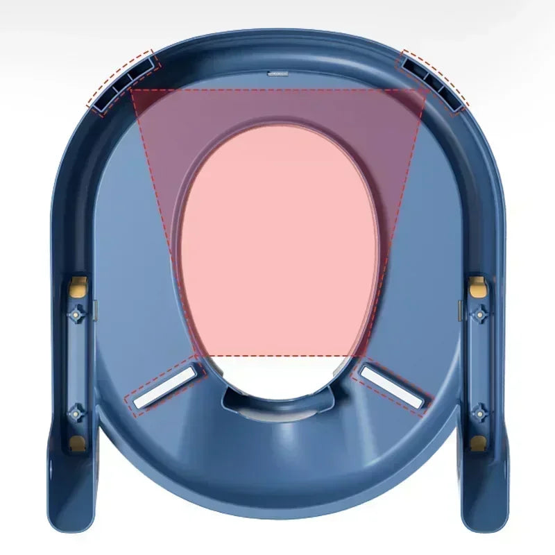 Children's Toilet Seat Stairway Baby Boys and Girls Toilet Folding Stand Step Stool Children's Step Toilet Seat Ring